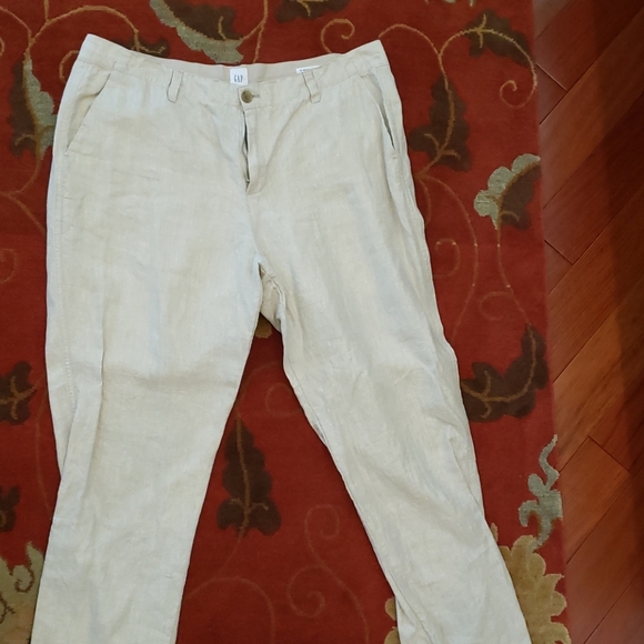Linen Pants with Gold Shine - Picture 5 of 7